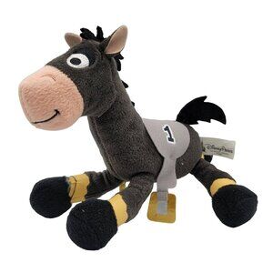2/$15 Disney Parks Toy Story Horse Bullseye #1 Plush 9.5" Floppy Racing Pixar